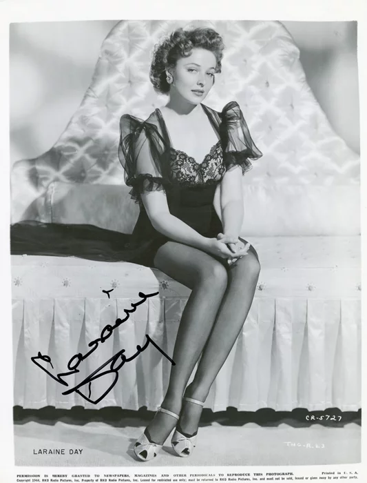 Laraine Day autograph