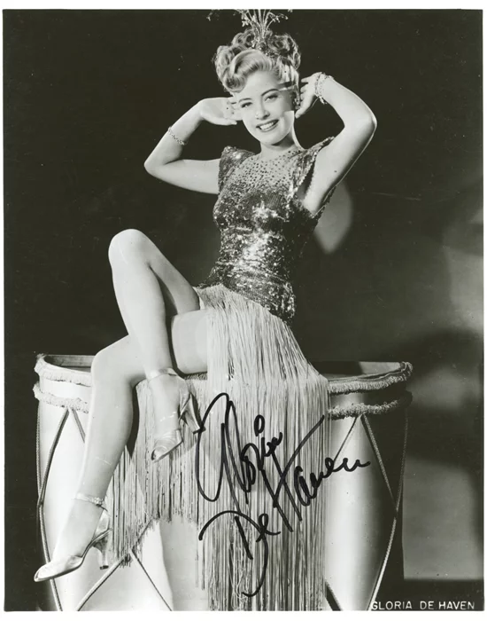 Gloria DeHaven autograph