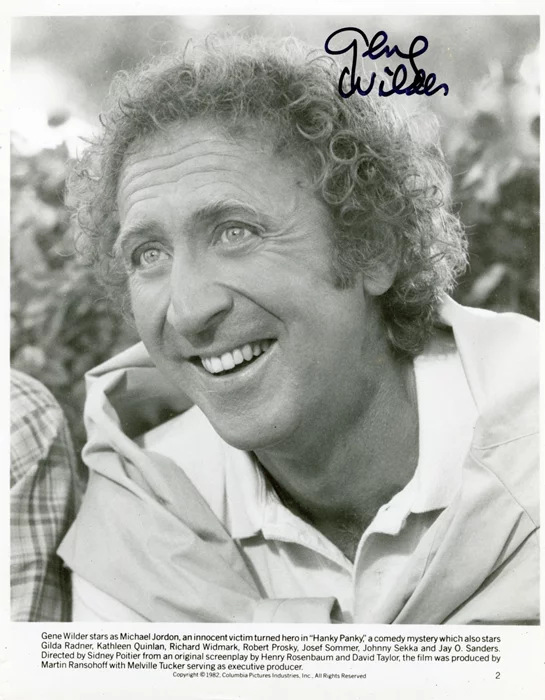 Gene Wilder autograph