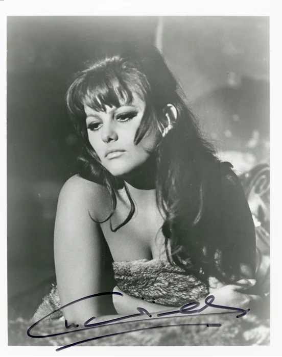 Claudia Cardinale autograph