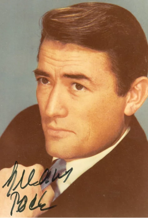 Gregory Peck autograph