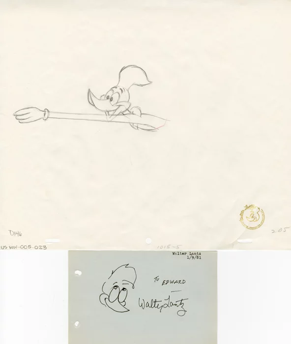 Walter Lantz autograph