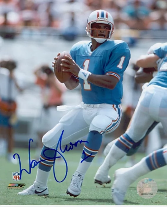 Warren Moon autograph