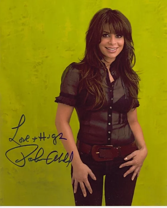 Paula Abdul autograph