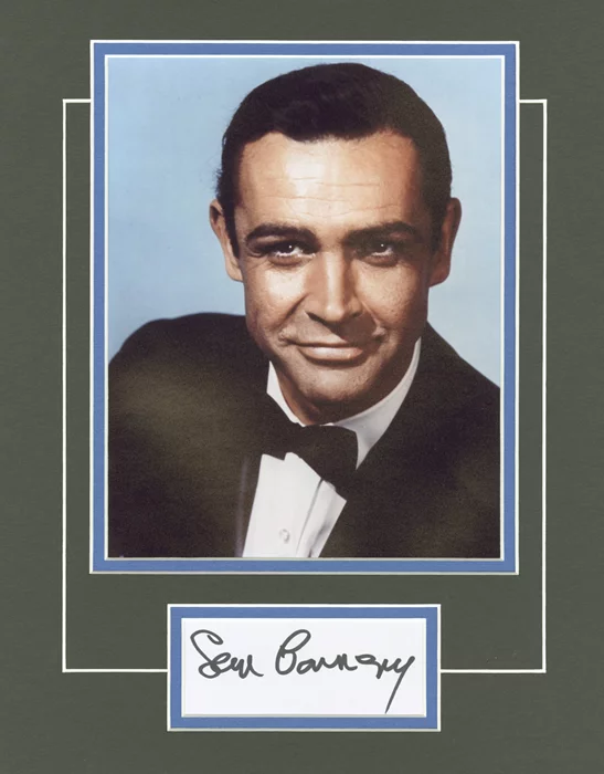 Sean Connery autograph