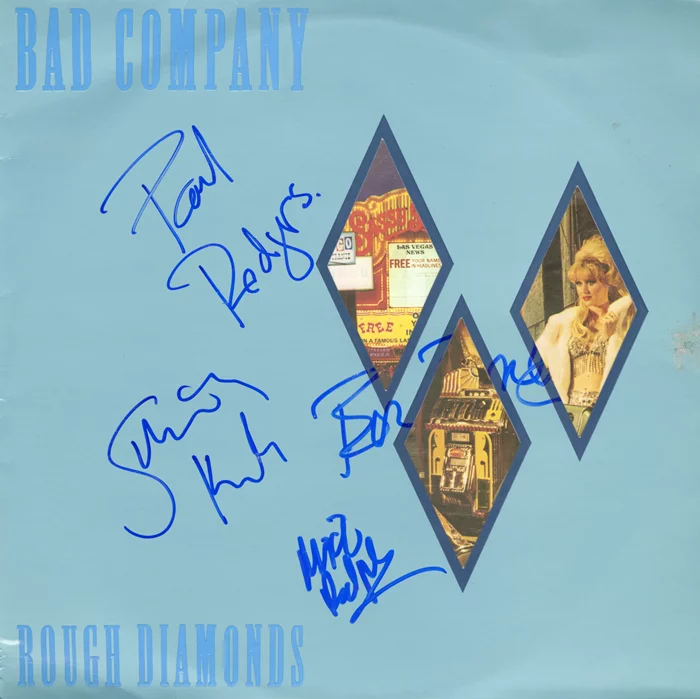 Bad Company autograph