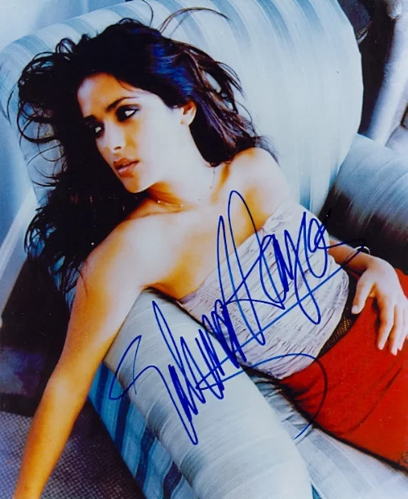 Salma Hayek autograph