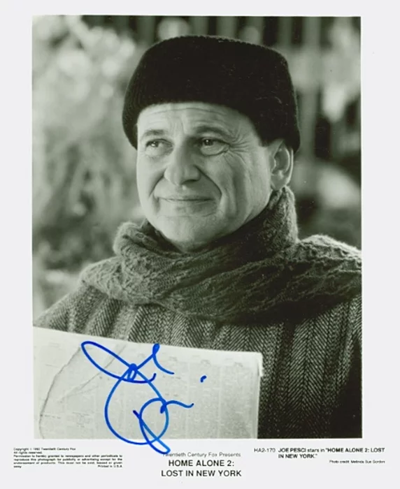 Joe Pesci autograph