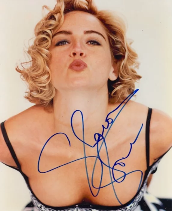 Sharon Stone autograph