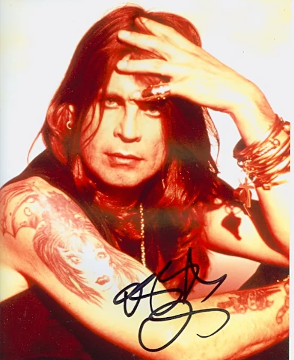 Ozzy Osbourne autograph