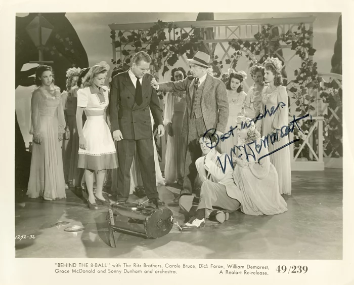 William Demarest autograph