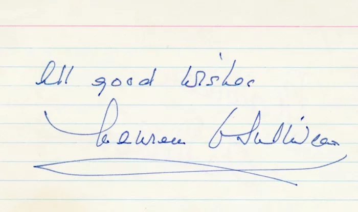 Maureen O'Sullivan autograph