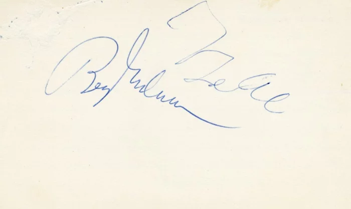Benny Goodman autograph