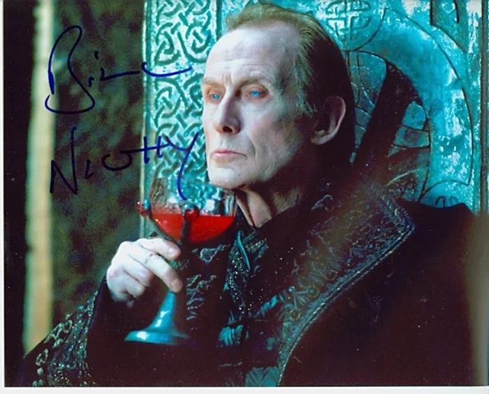 Bill Nighy autograph