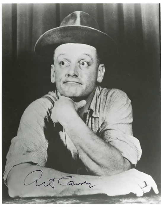 Art Carney autograph