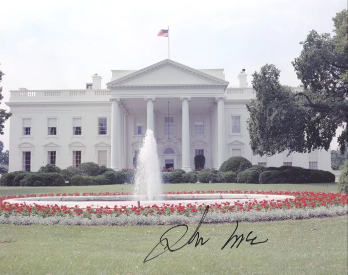 John McCain autograph