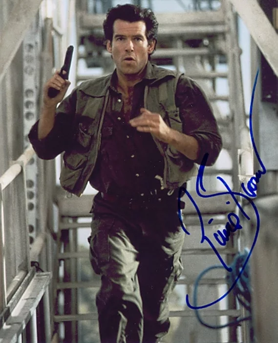 Pierce Brosnan autograph