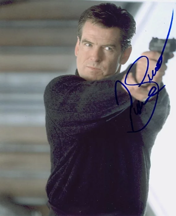 Pierce Brosnan autograph
