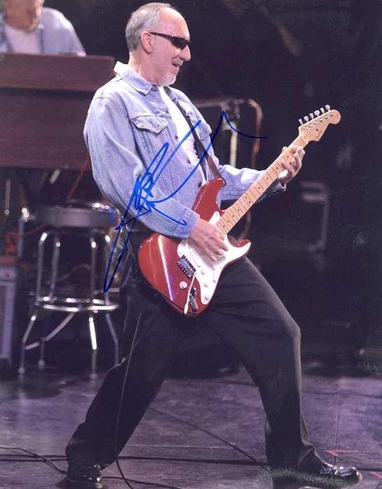 Pete Townshend autograph