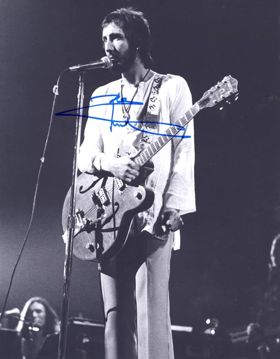 Pete Townshend autograph