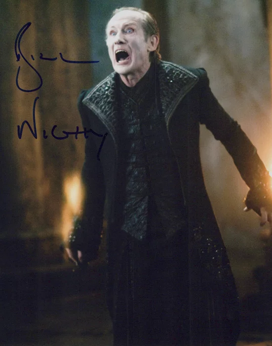 Bill Nighy autograph