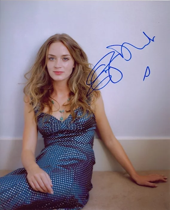 Emily Blunt autograph