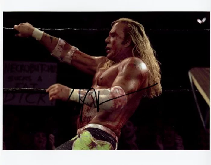 Mickey Rourke autograph