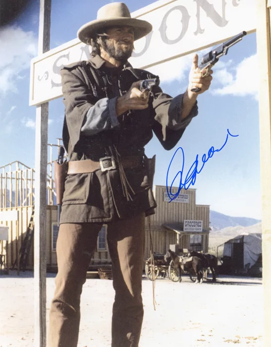 Clint Eastwood autograph
