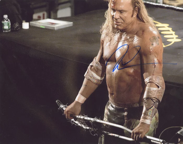 Mickey Rourke autograph
