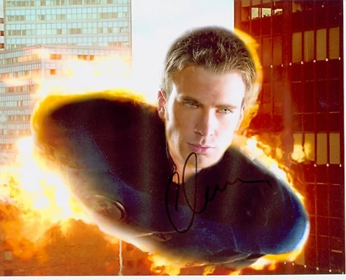 Chris Evans autograph