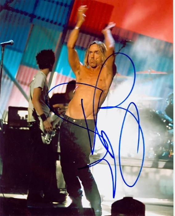 Iggy Pop autograph