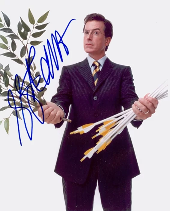 Stephen Colbert autograph