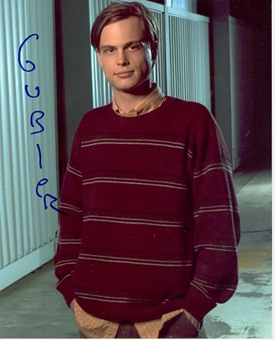 Matthew Gray Gubler autograph