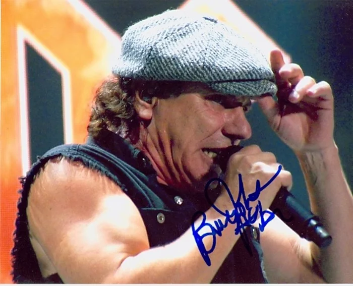 Brian Johnson autograph