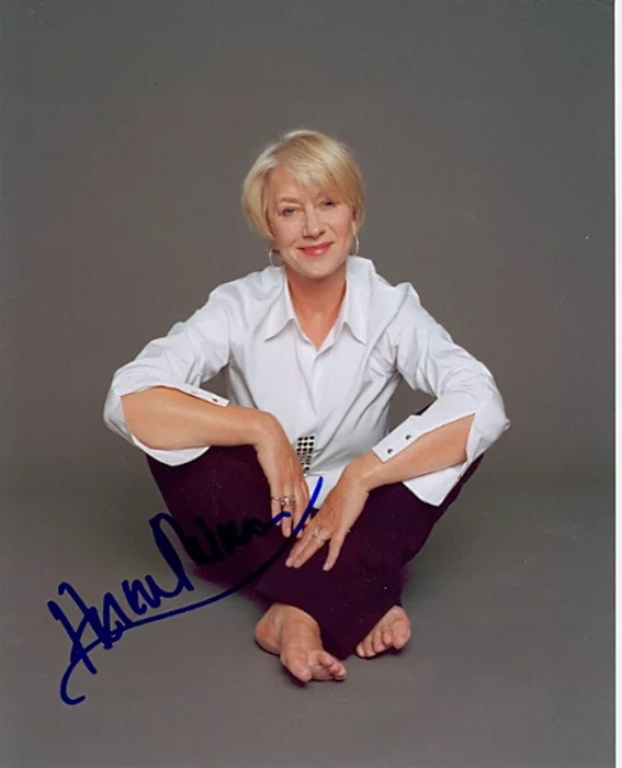 Helen Mirren autograph