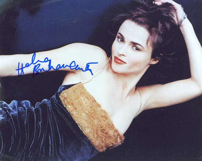 Helena Bonham Carter autograph