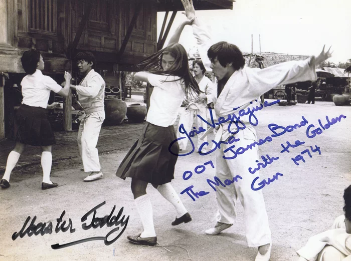 The Man With the Golden Gun autograph