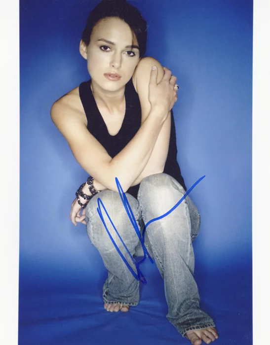 Keira Knightley autograph