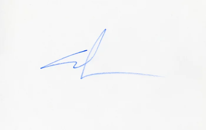 George Lucas autograph