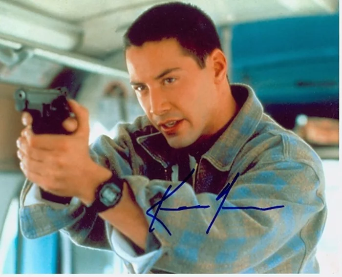 Keanu Reeves autograph