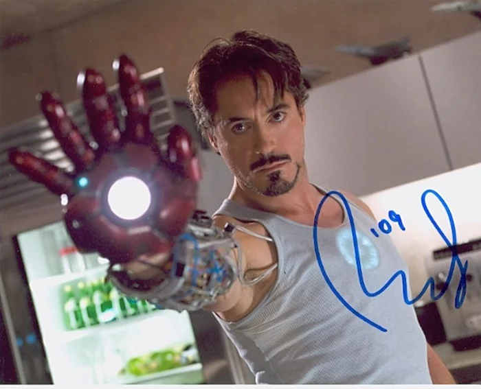 Robert Downey Jr. autograph