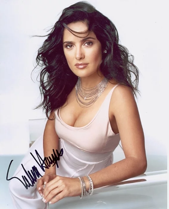 Salma Hayek autograph