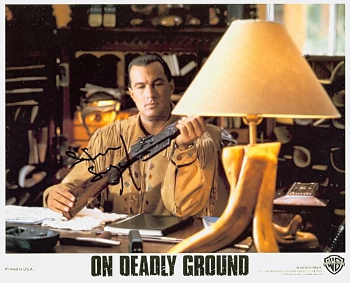 Steven Seagal autograph