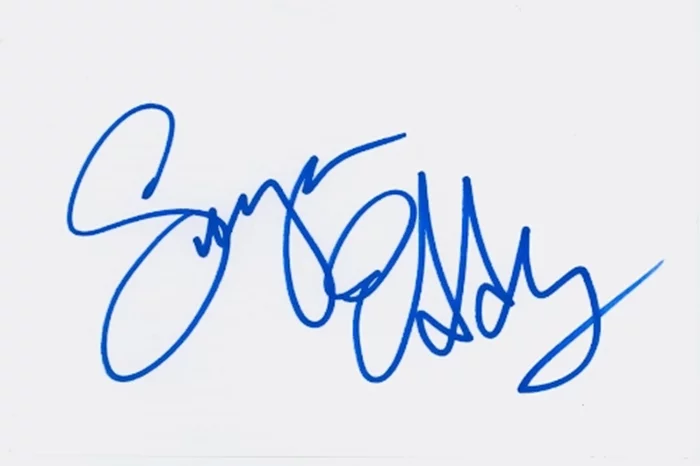 Sonya Eddy autograph
