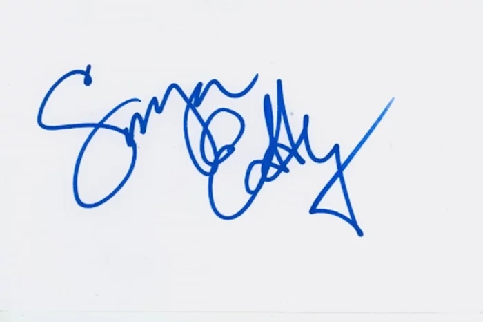 Sonya Eddy autograph