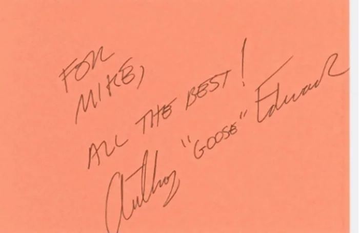 Anthony Edwards autograph