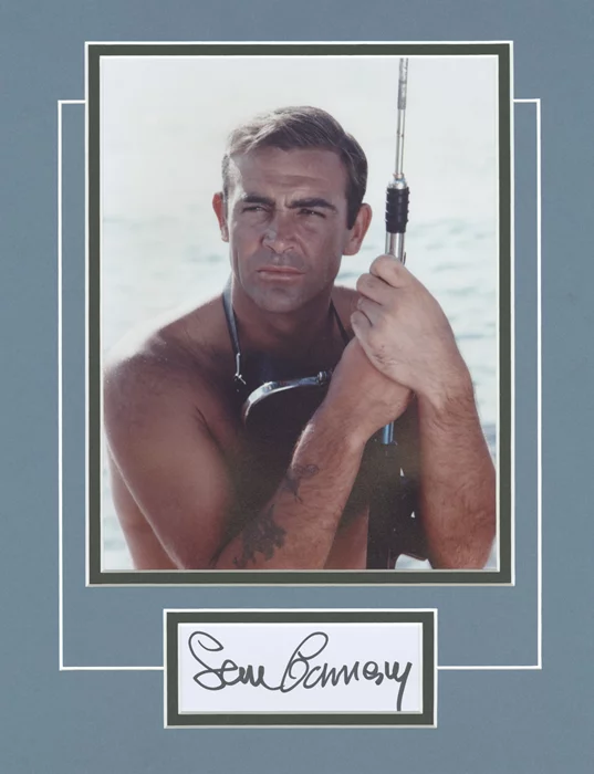 Sean Connery autograph