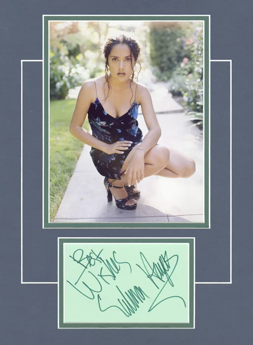 Salma Hayek autograph