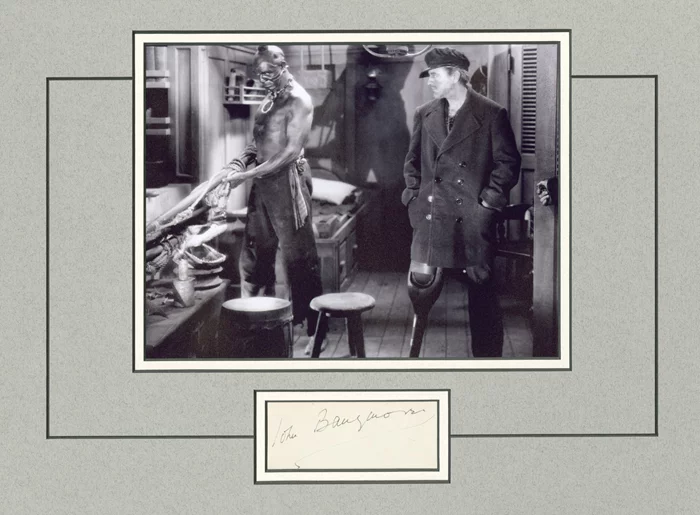 John Barrymore autograph