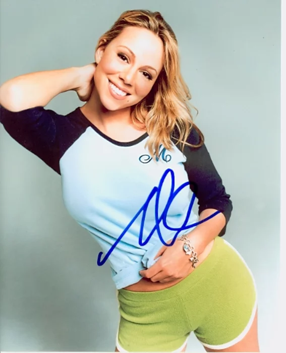 Mariah Carey autograph